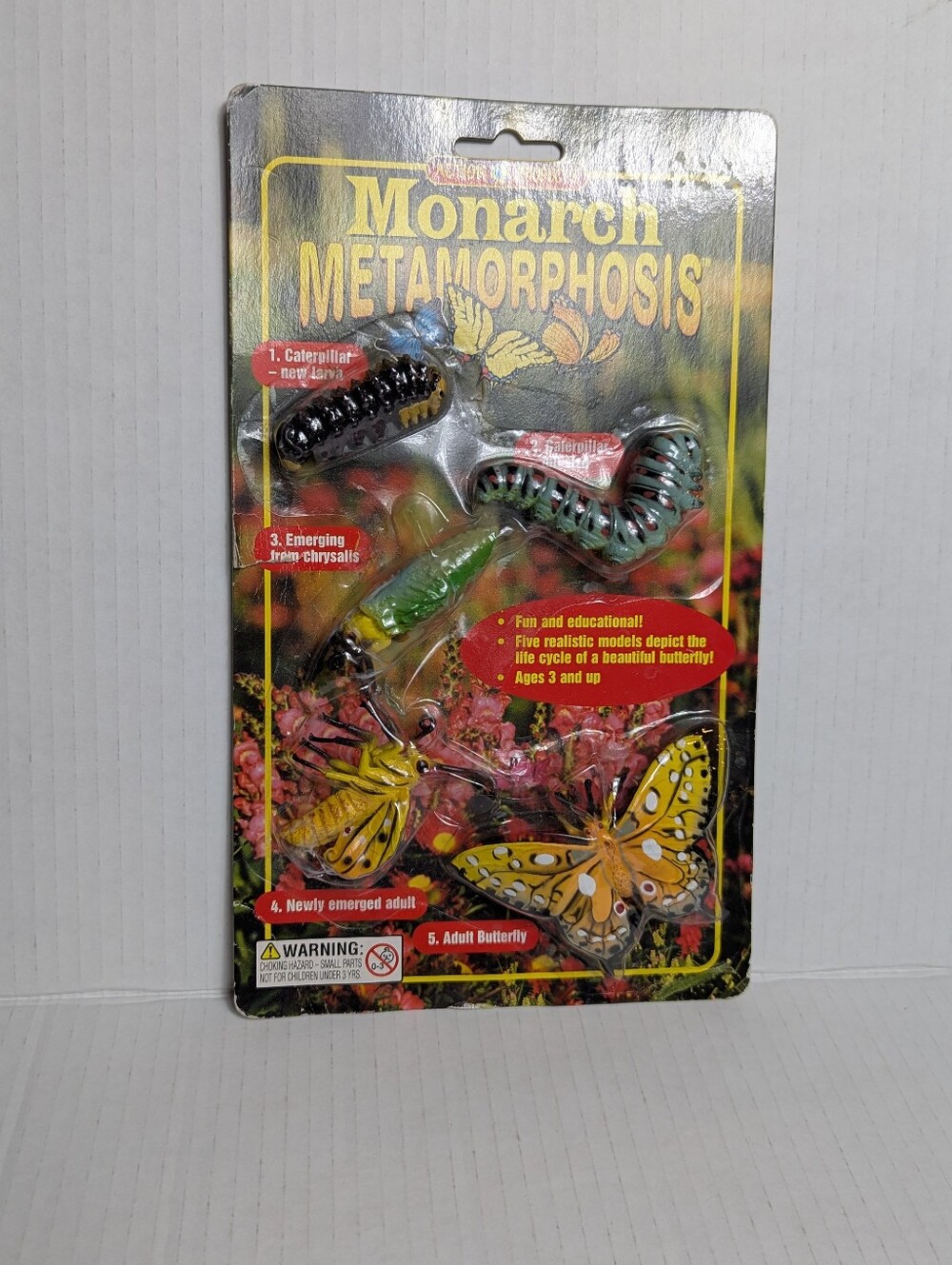 Vintage 1998 Monarch Metamorphosis Butterfly Toy Set NIP